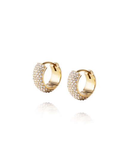 Mockberg Amour Gold Hoops Small