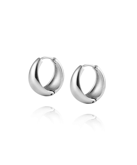 Mockberg Bold Hoops Silver Large