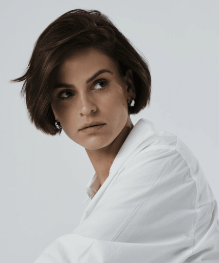 Alternative view of Mockberg Bold Hoops Silver Large