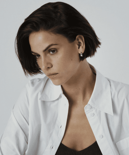 Alternative view of Mockberg Bold Hoops Silver Medium