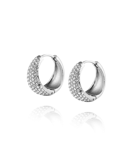 Mockberg Treasure Hoops Silver Large