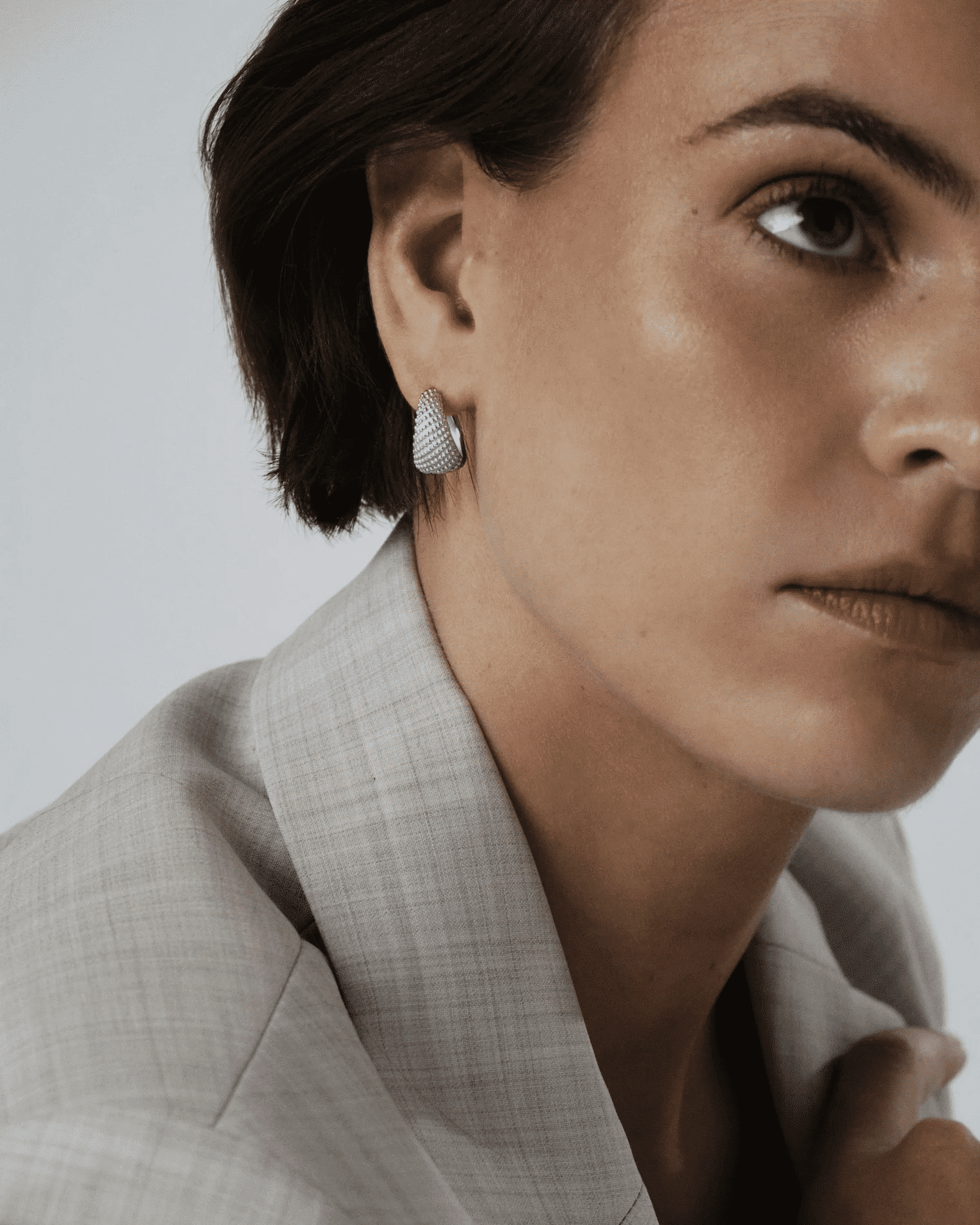 Mockberg Honey Hoops Silver Large 2 Mockberg Honey Hoops Silver Large - Bilde 2