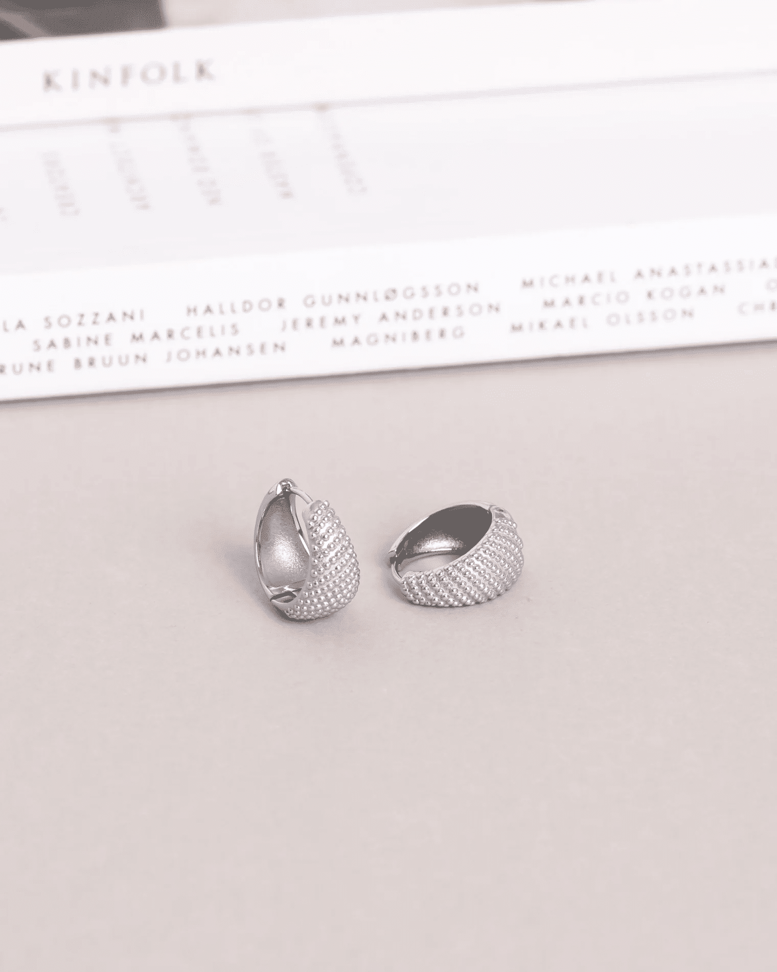 Mockberg Honey Hoops Silver Large 3 Mockberg Honey Hoops Silver Large - Bilde 3