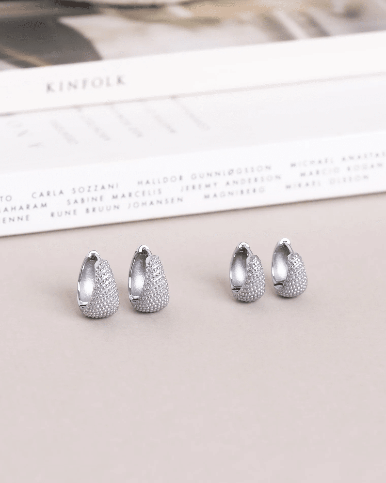 Mockberg Honey Hoops Silver Large 4 Mockberg Honey Hoops Silver Large - Bilde 4