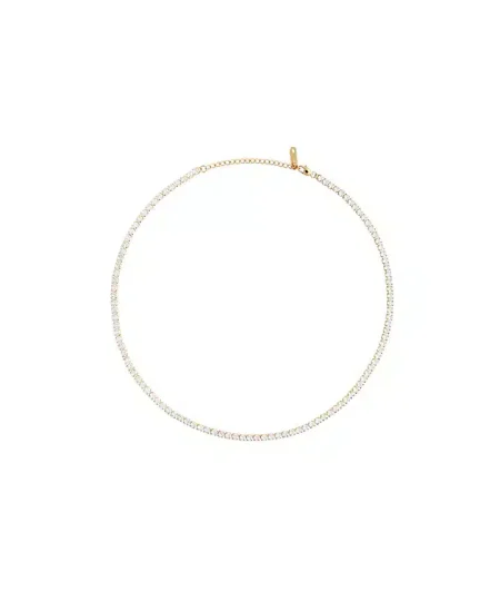 Mockberg Tennis Necklace Gold