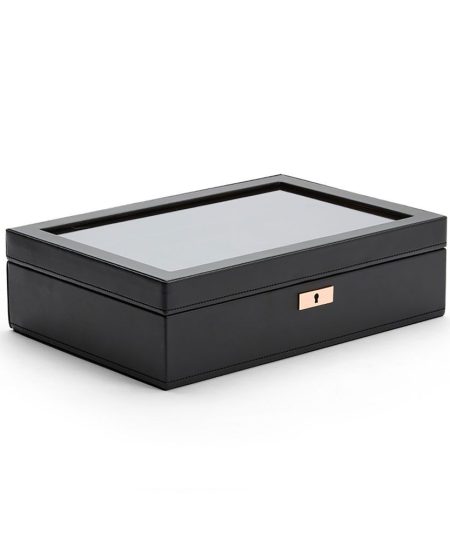 Alternative view of Wolf Axis 10 Piece Watch Box Copper