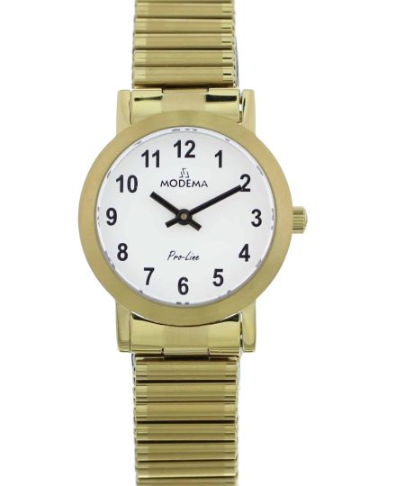 MODEMA MD6002.03 Ø27 IPG/HVIT SKIVE TALL/STÅL STREKKLENKE